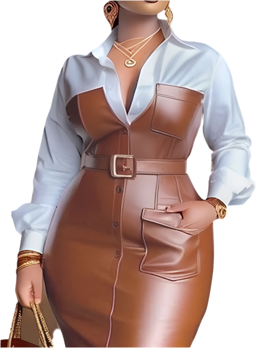 Belted Pocket Dress