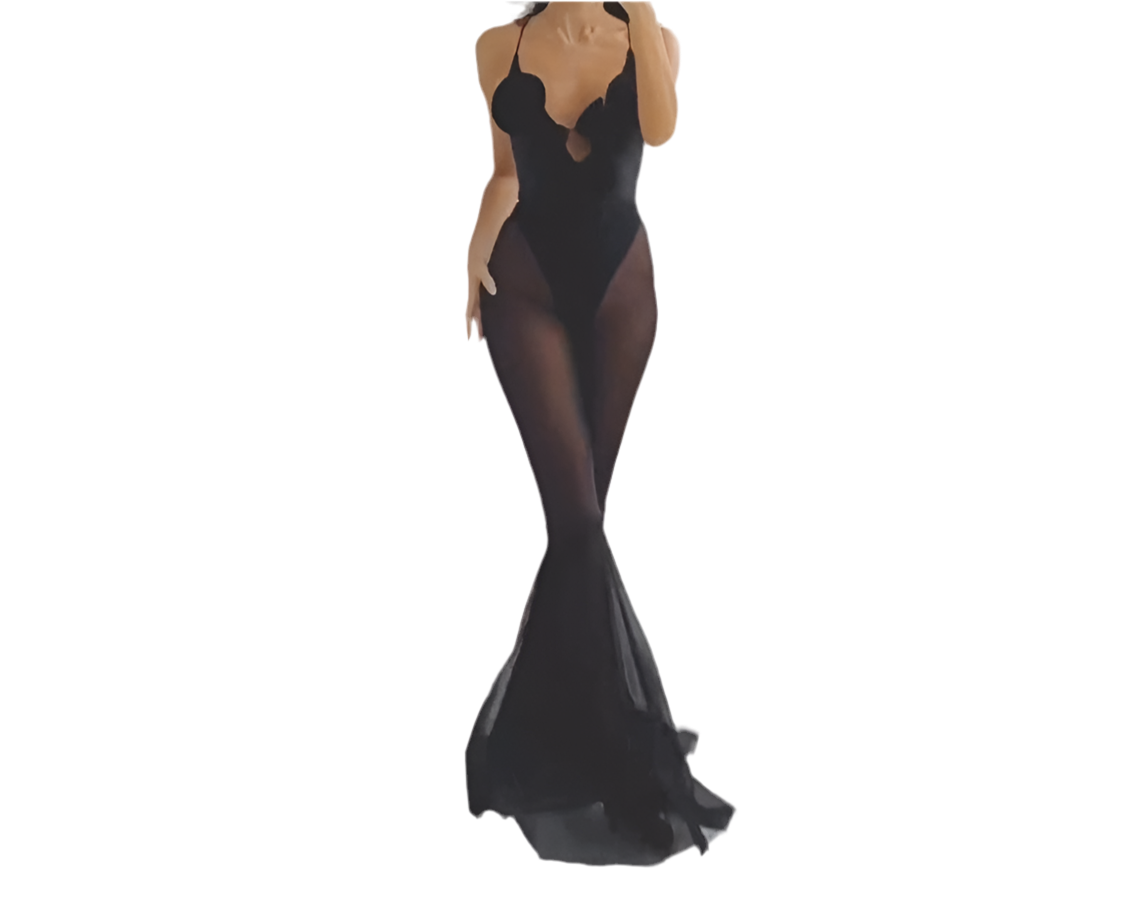 Sexy Mesh Jumpsuit