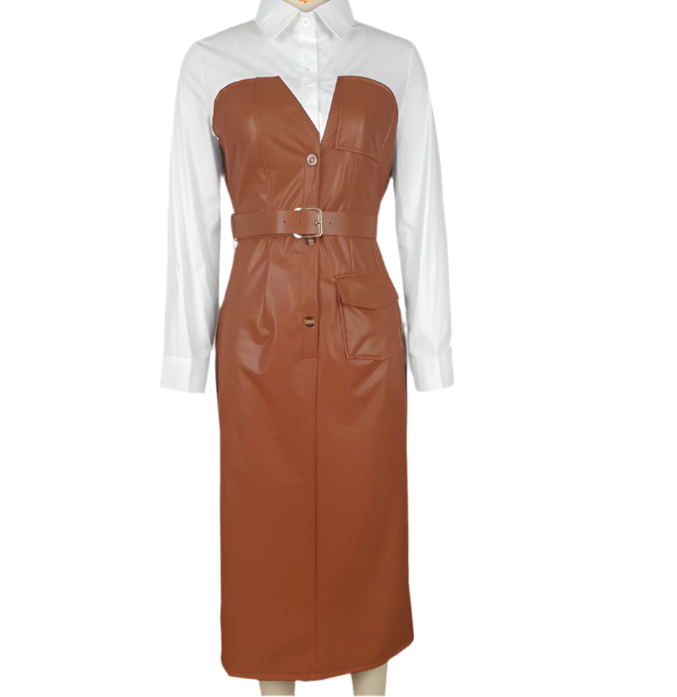 Belted Pocket Dress