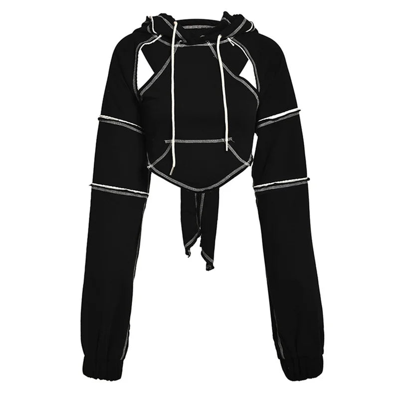 Hooded Bow Long Sleeve Hoodie